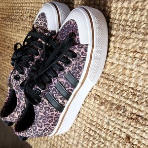 Adidas leopard print shoes